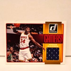 2014-15 Donruss Hakeem Olajuwon Gamers Jersey